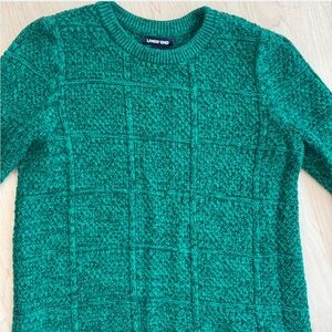 Lands’ End Textured Knit Sweater – Size M